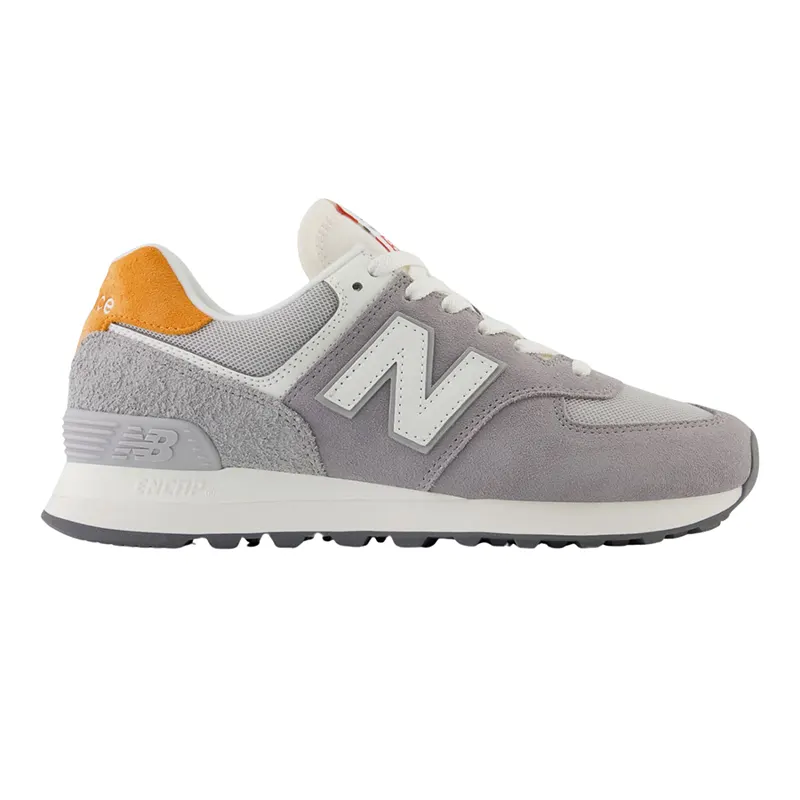 Zapatillas New Balance 574 Mujer Gris Naranja Tienda Oficial Indy