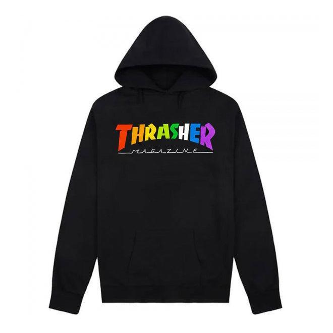 Buzo Thrasher Rainbow Negro Tienda Oficial Argentina Indy