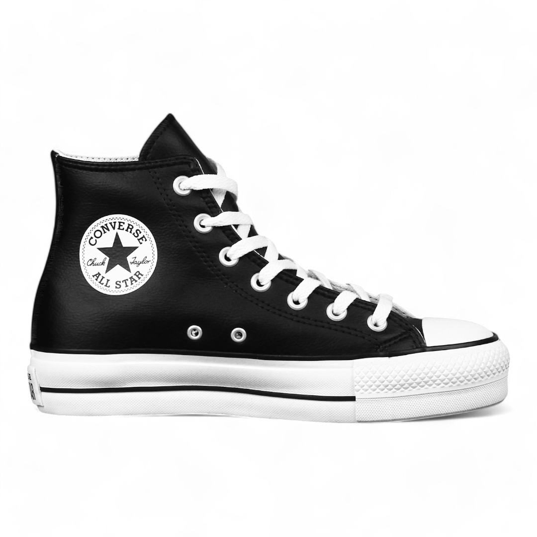 Converse blancas con negro hotsell