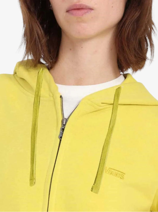 Campera Vans Mujer Everyday Zip Hoodie French Terry Amarillo