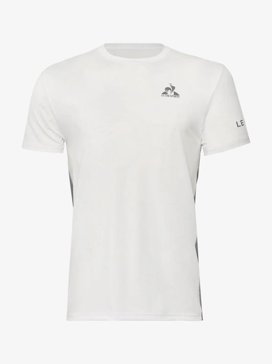 Remera Le Coq Sportif Training Reflective Blanco Gris