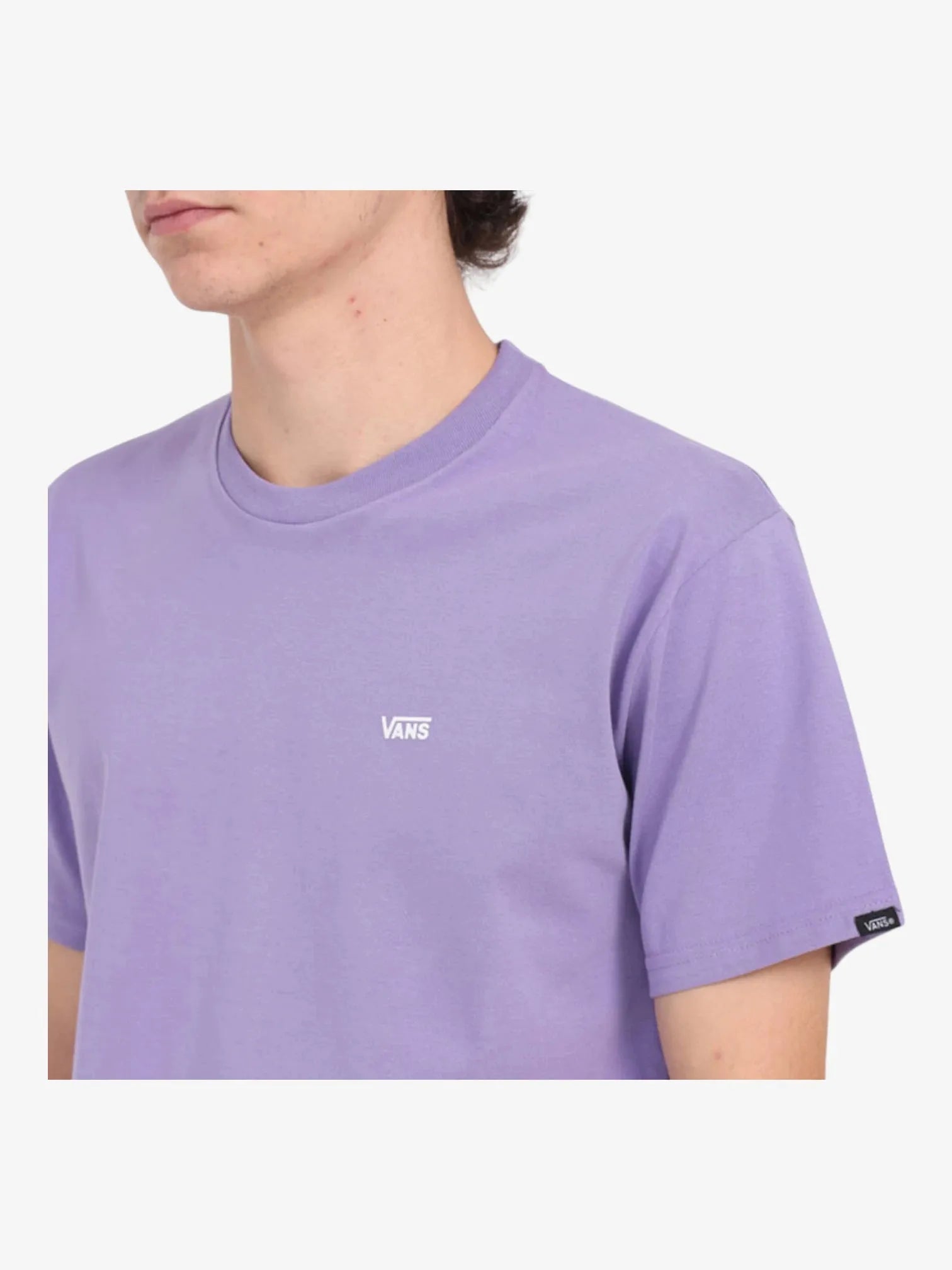 Remera Vans Left Chest Logo Lila - Indy