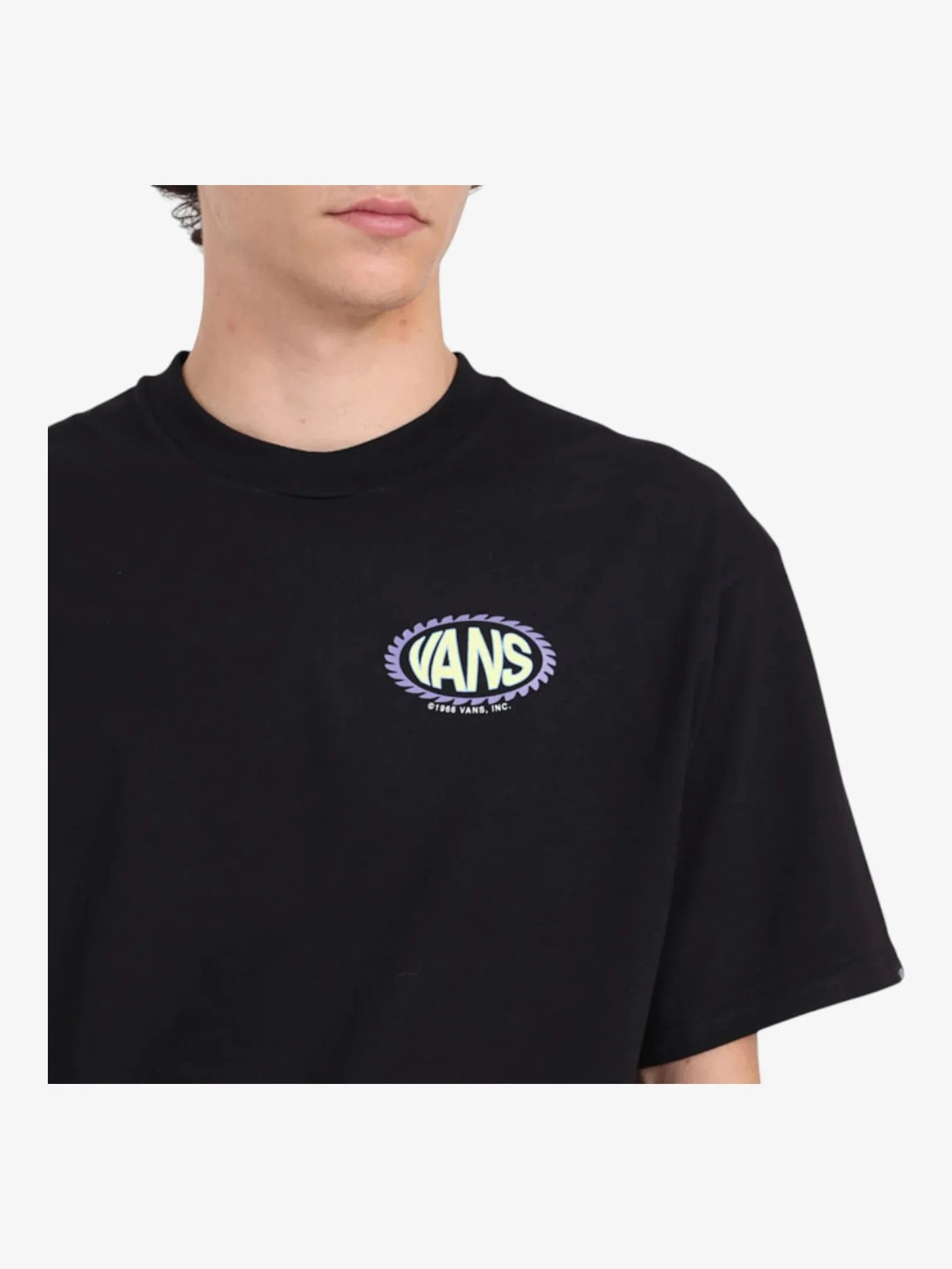 Remera Vans Road Stop SS Negro- Indy