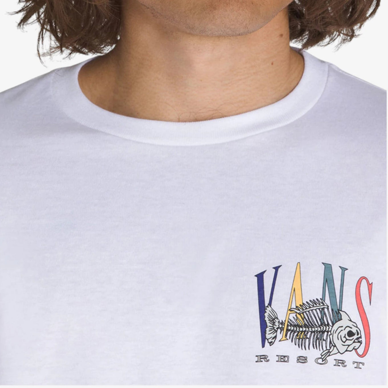 Remera Vans Resort SS Blanco - Indy