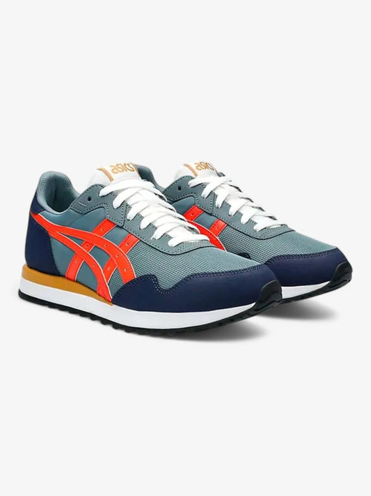 Zapatillas Asics Tiger Runner II Gris Azul Naranja