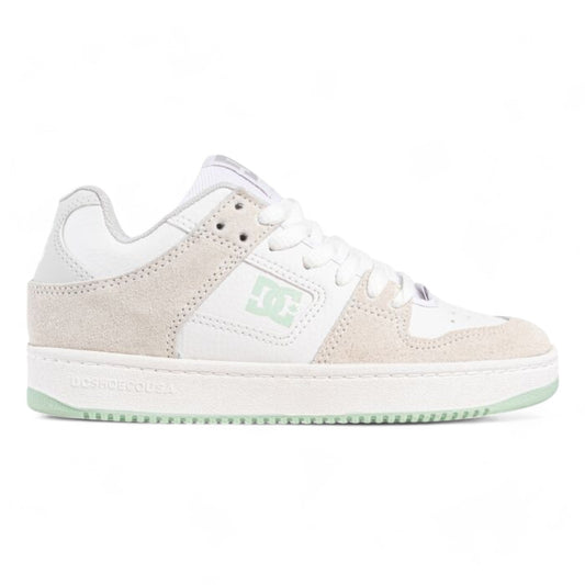 Zapatillas Dc Manteca Ss Mujer Blanco Menta