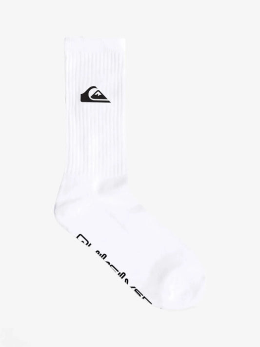 Medias Quiksilver Quik Crew White Pack x2 Blanco