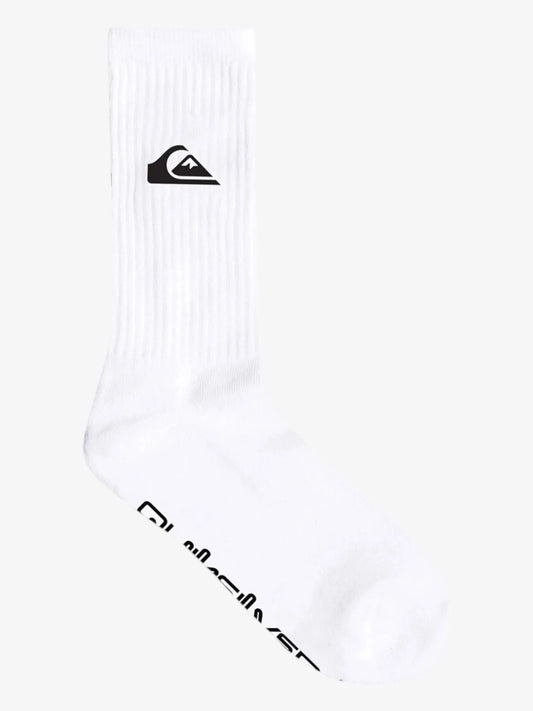 Medias Quiksilver Quik Crew Pack x2 Blanco Gris - Indy