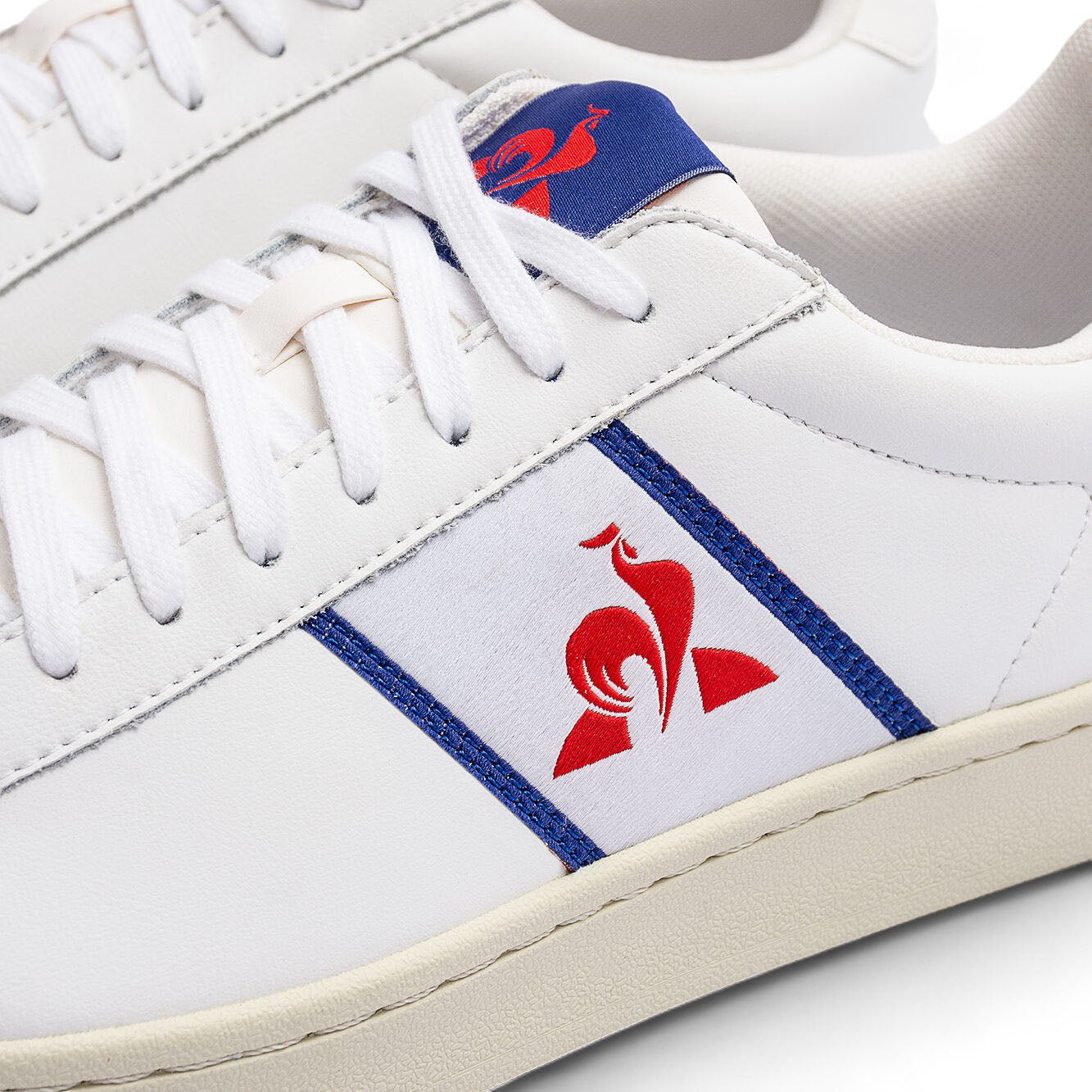 Zapatillas Le Coq Sportif Classic Soft Blanco Azul Rojo