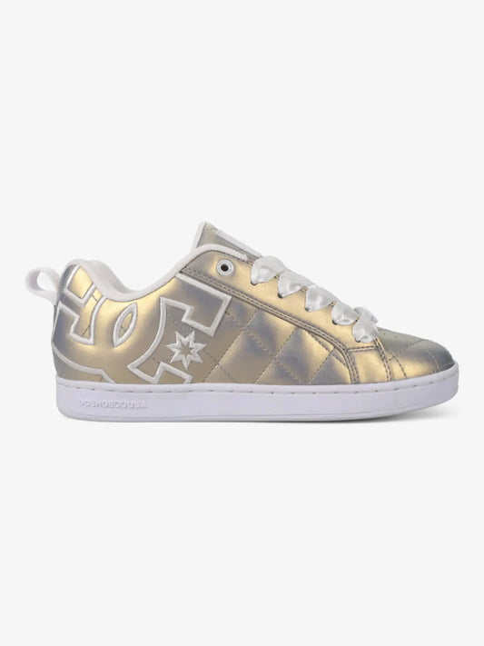 Zapatillas DC Mujer Court Graffik Dorado