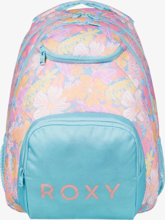 Mochila Roxy Shadow Swell Printed Celeste Floreado