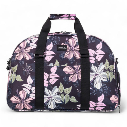 Bolso Roxy Feel Happy Negro Floreado