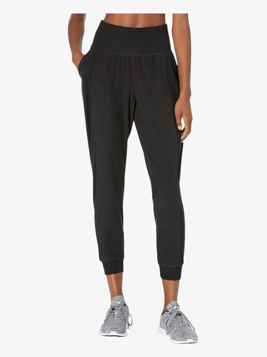 Jogger Champion Soft Touch Rib Mix Mujer Negro - Indy