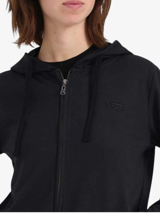 Campera Vans Mujer Everyday OS Zip Hoodie Negro