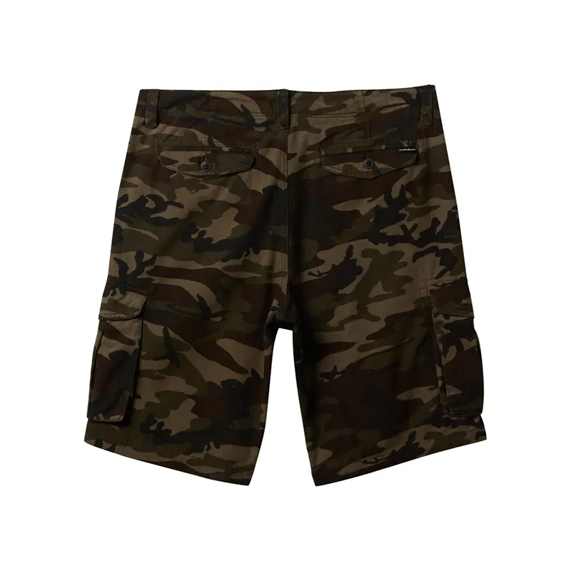 Bermuda Quiksilver Crucial Battle Cargo Verde Camuflado - Indy