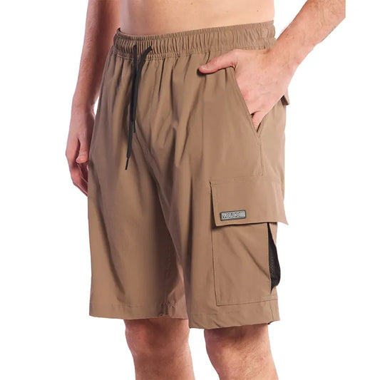 Bermuda Volcom Cargo Ripstop 20 Pulg Marron - Indy