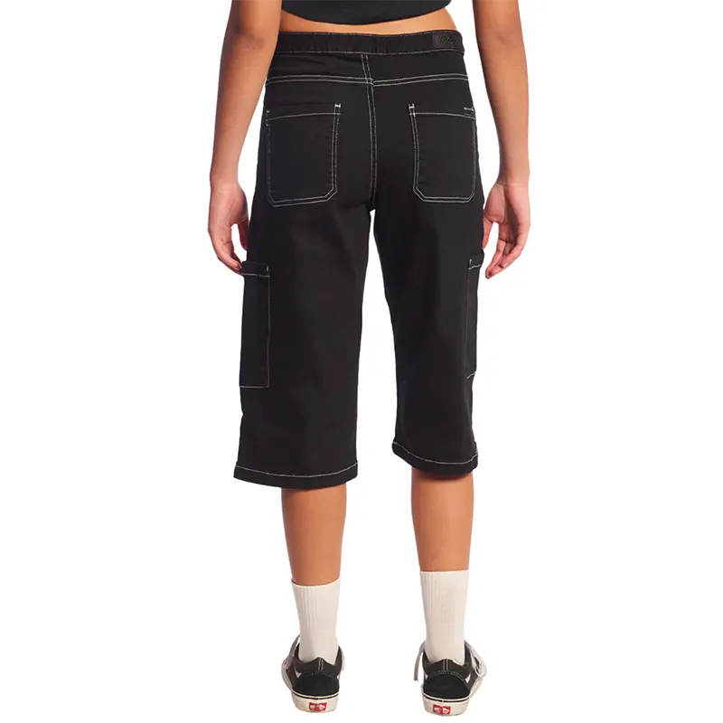 Bermuda Volcom Fisher Contrast Mujer Negro - Indy