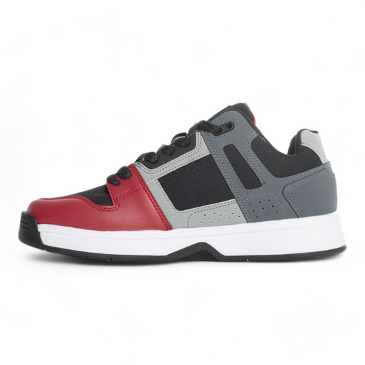 Zapatillas Dc Stag Lite Rs Negro Blanco Rojo Gris