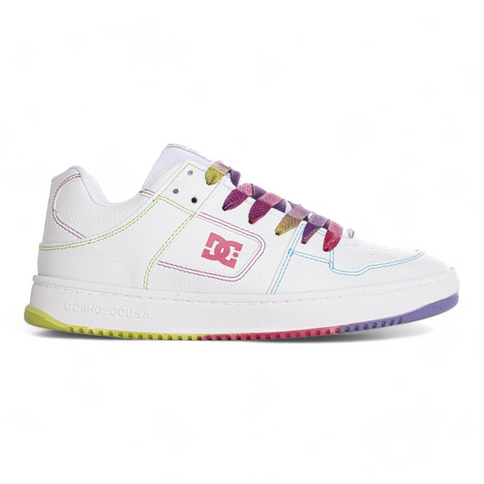 Zapatillas Dc Manteca Ss Mujer Blanco Multicolor