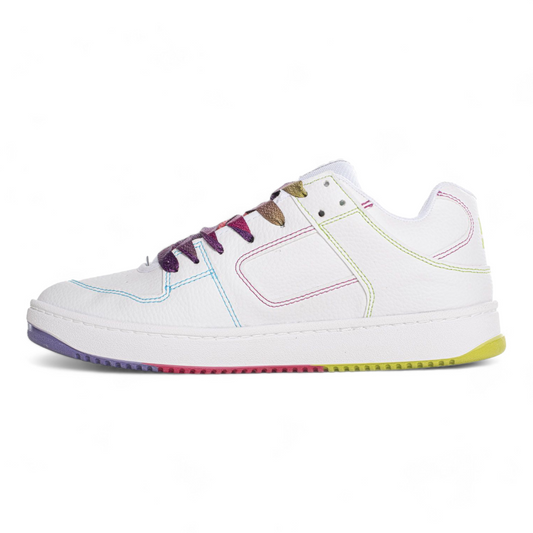 Zapatillas Dc Manteca Ss Mujer Blanco Multicolor