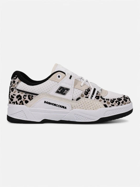 Zapatillas DC Mujer Construct Blanco Animal Print