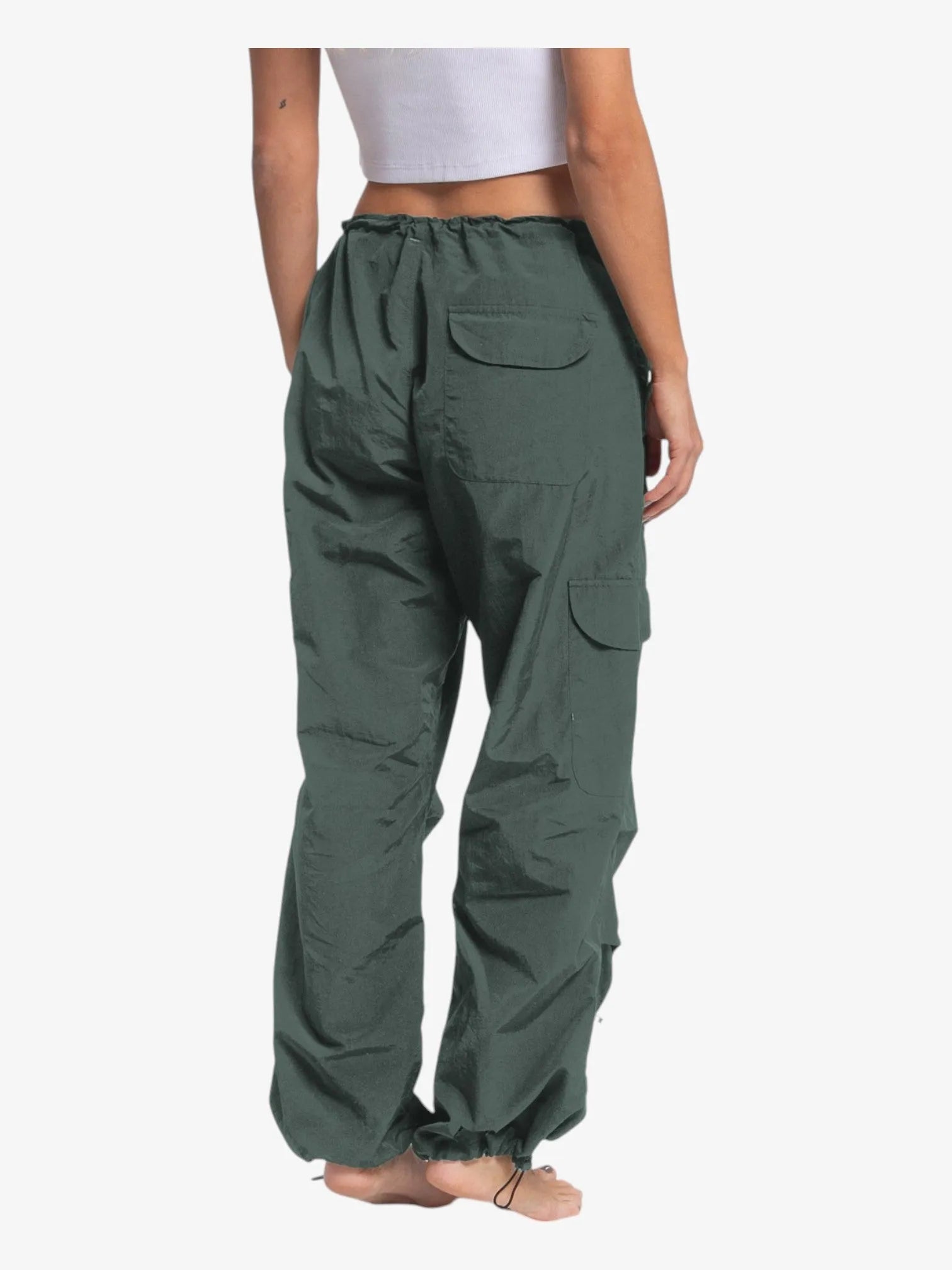 Pantalon Rusty Double Trouble Parachute Verde Militar - Indy