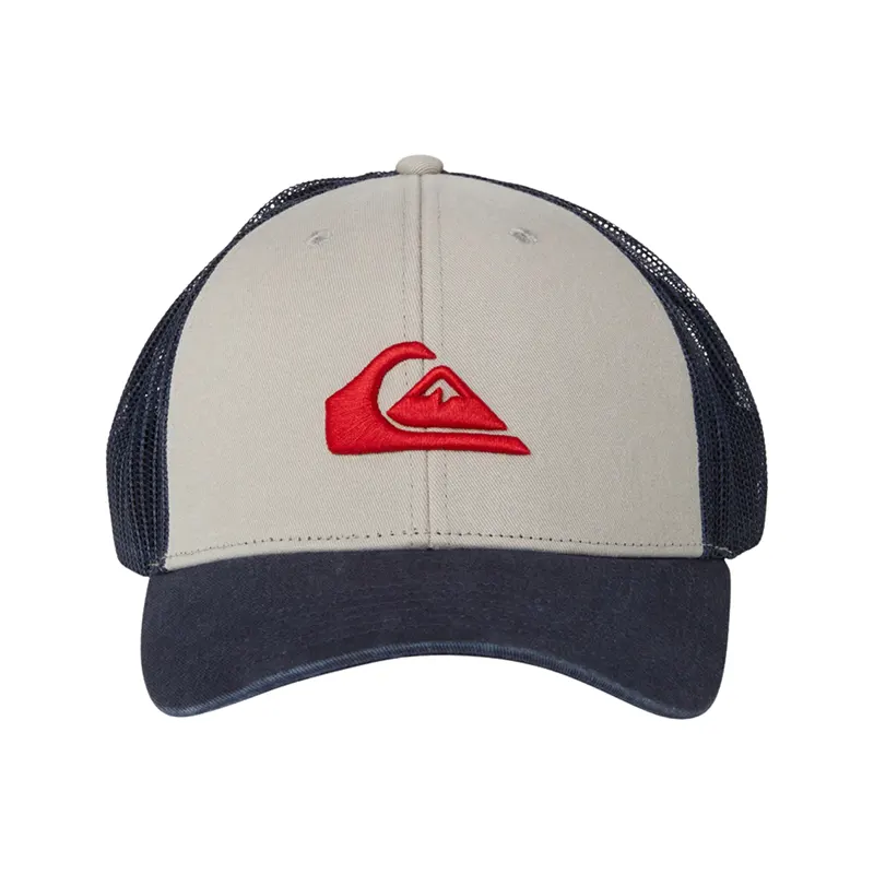 Gorra Quiksilver Grounder Azul Gris Rojo - Indy