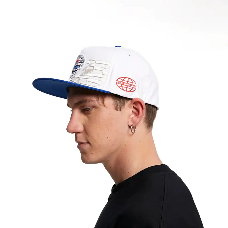 Gorra Rusty Joshua Racer Blanco Azul - Indy