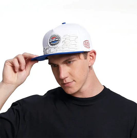 Gorra Rusty Joshua Racer Blanco Azul - Indy