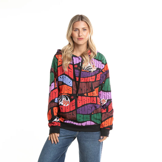 Buzo Rusty Groovy Oversize Mujer Multicolor