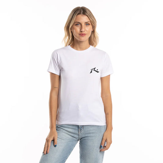 Remera Rusty Competition Mujer Blanco