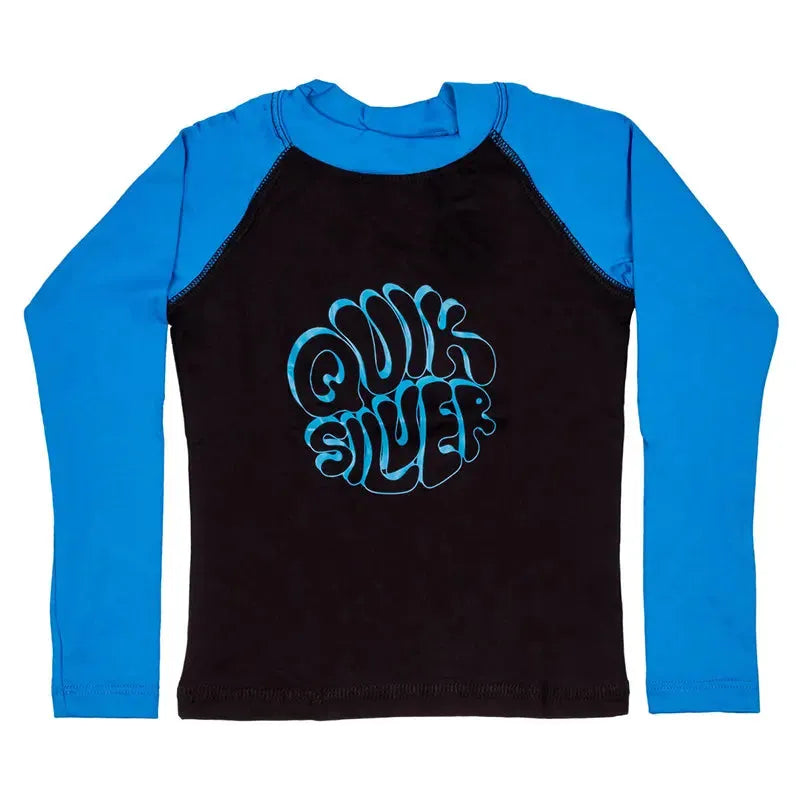 Lycra Quiksilver Bubble Trouble Niño Negro Azul - Indy