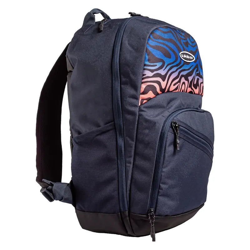 Mochila Quiksilver Schoolie Cooler 2.0 Azul Print - Indy