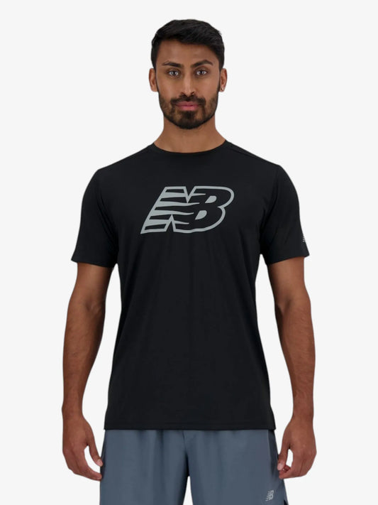 Remera New Balance Sport Essentials Printed Negro