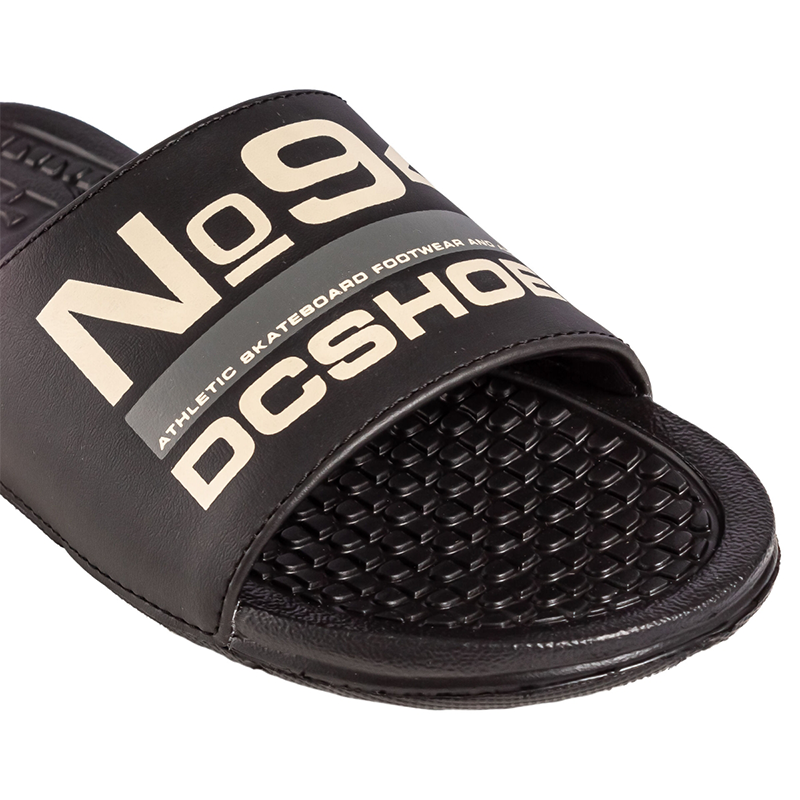 Ojota Dc Slide Negro Beige - Indy