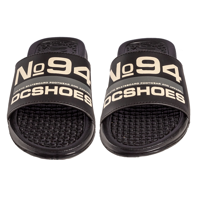 Ojota Dc Slide Negro Beige - Indy