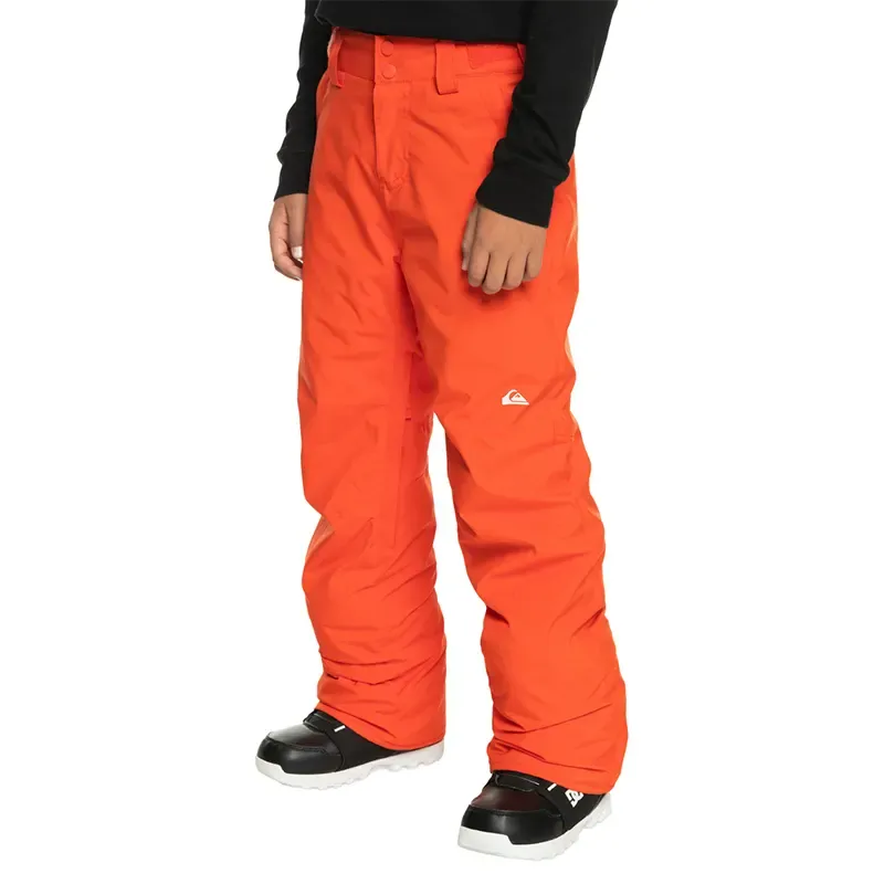 Pantalon Quiksilver Snow Estate Niño Naranja - Indy