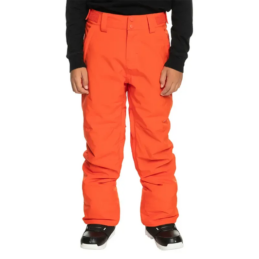 Pantalon Quiksilver Snow Estate Niño Naranja - Indy