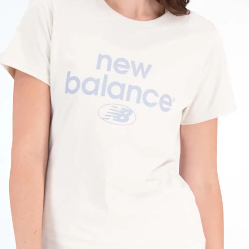 Remera New Balance Essentials Reimagined Mujer Crudo - Indy