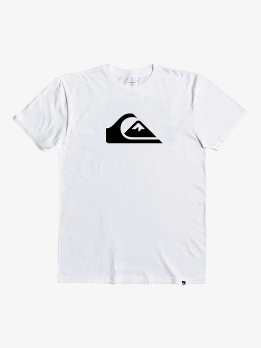 Remera Quiksilver Comp Logo Blanco - Indy