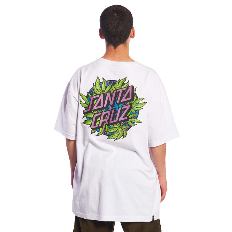 Remera Santa Cruz Hawaii Blanco - Indy