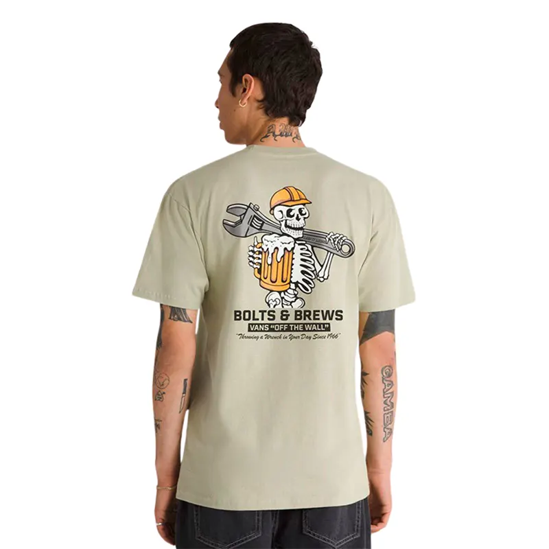 Remera Vans Wrenched SS Beige - Indy