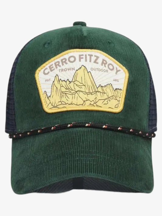 Gorra Trown The Fitz Cord Green Verde