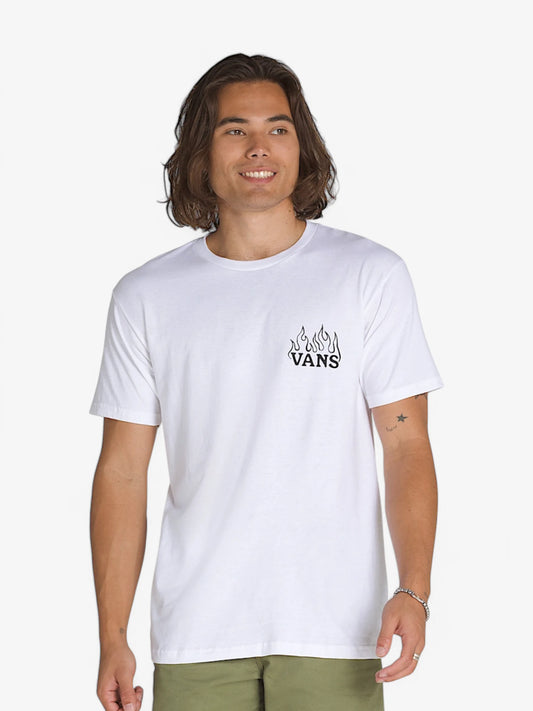 Remera Vans The Royal Flush SS Blanco