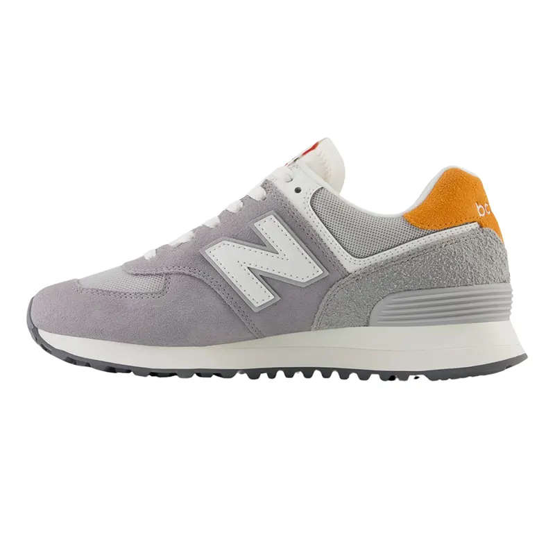 Zapatillas New Balance 574 Mujer Gris Naranja - Indy