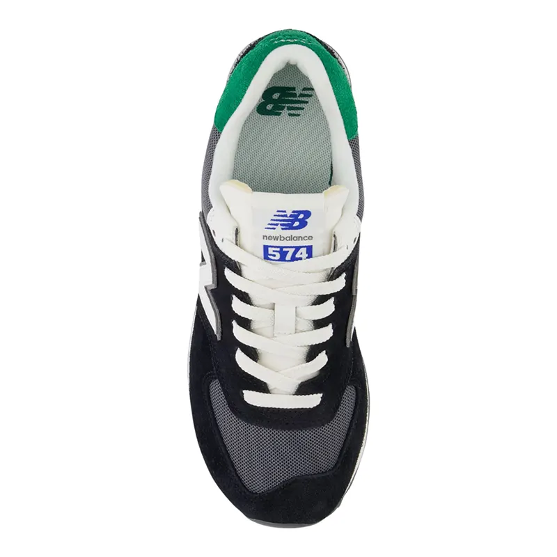 Zapatillas New Balance 574 Mujer Negro Verde - Indy