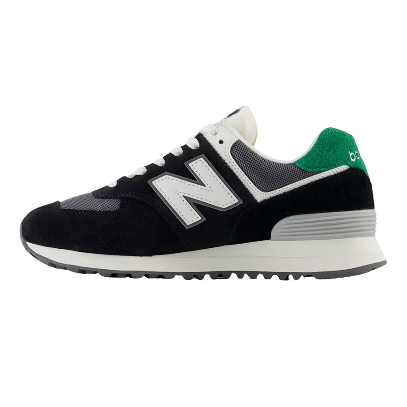 Zapatillas New Balance 574 Mujer Negro Verde - Indy