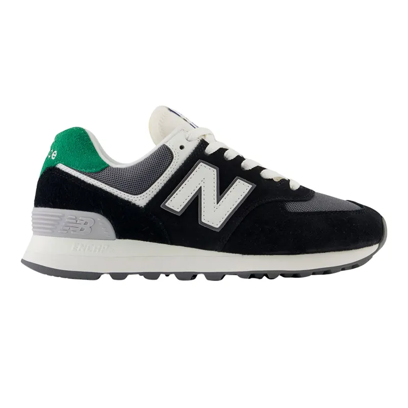 Zapatillas New Balance 574 Mujer Negro Verde - Indy