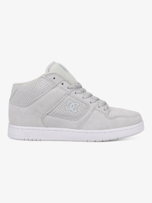 Zapatillas Dc Manteca 4 Mid Mujer Gris Claro