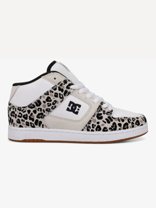 Zapatillas DC Mujer Manteca 4 Mid LX Animal Print